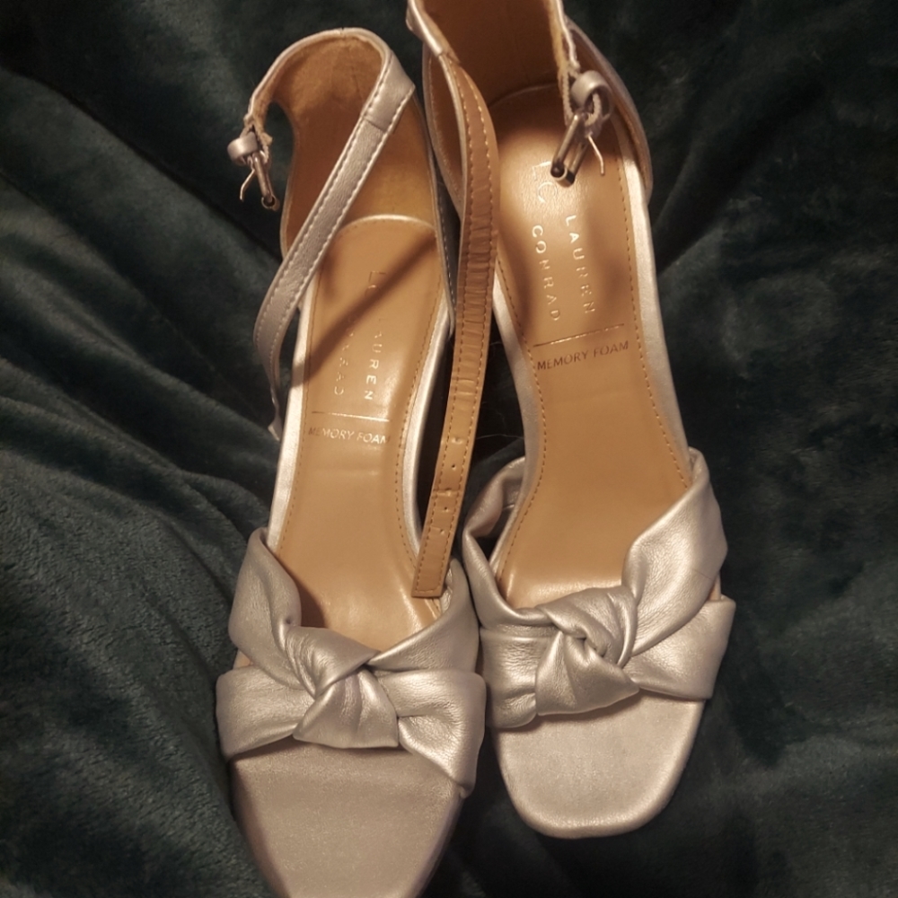 Silver Lauren Conrad Heels
